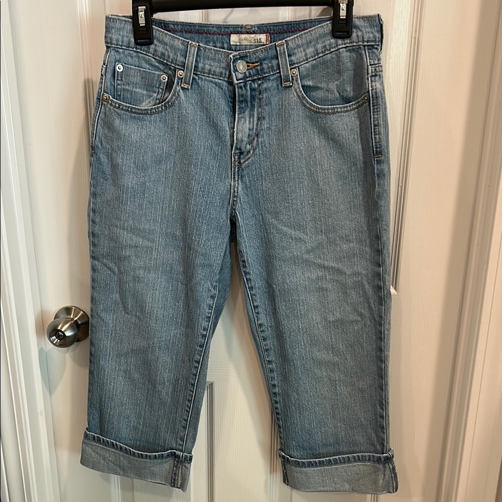 Levi’s 515 size 8 Casual Light Blue Denim Capris